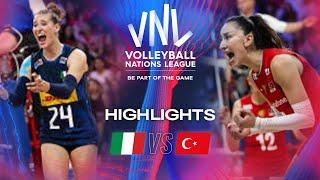 ITA vs. TUR - Highlights  Week 1  Womens VNL 2024