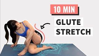 10 Min GLUTE Stretches for Soreness Follow Along Stretching