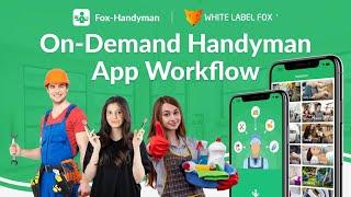 On-Demand #handyman  & #homeservice  Booking App  Step by Step Customer & Provider #app  WorkFlow