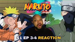 NARUTO  IS WILD...DBZ FAN REACTS   Naruto Episode 3 - 4  REACTION