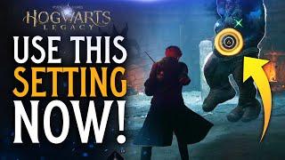 Hogwarts Legacy - Change This Setting Now To Make Combat EASY Tips & Tricks