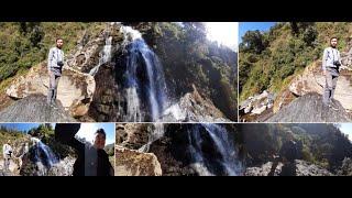 PUNGTHAKHAYANG WATERFALL  MANIPUR MYANMAR BORDER  UKHRUL  ACTIVA RIDE