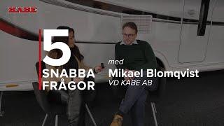 5 snabba frågor med Mikael Blomqvist