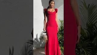 red dress #fashion #leatherleggings #dressshorts #model #whitedress #summerattire #shorts