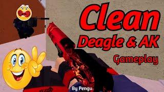 Clean Deagle & AK47 Gameplay Roblox Counter Blox