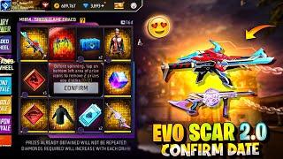 New Evo Scar 2.0 Skin কবে আসবে  Confirm Date  Cobra Mp40 Return Bd Server  Free Fire New Event