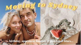Moving To Sydney  Post Travel Blues Birthday & Apartment Hunting Vlog
