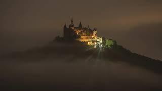 Hohenzollern on a foggy Night