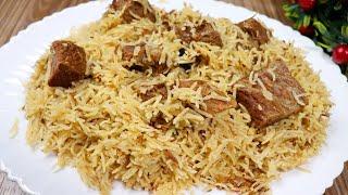 Quick Easy Beef Pulao Recipe  White Beef Pulao  Beef Pulao By Tasty Food With Maria