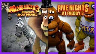 SFMFNAF Madagascar 3 Train scene but with FNAF Characters