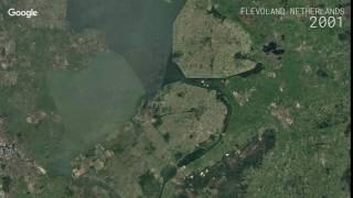 Google Timelapse Flevoland Netherlands