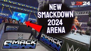 WWE 2K24 New SmackDown 2024 arena And how to download