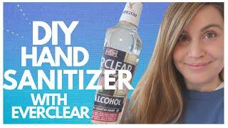 EASY DIY HAND SANITIZER - NO RUBBING ALCOHOL - EFFECTIVE CORONAVIRUS PROTECTION