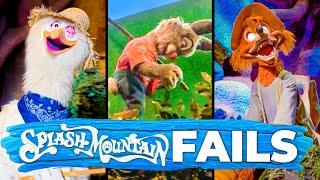 Top 10 Disney Fails Malfunctions & Ride Breakdowns- Splash Mountain Special Edition