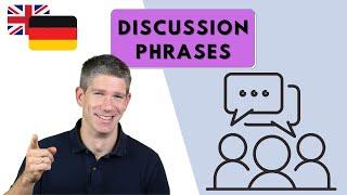 Meine top discussion phrases Englisch - besser diskutieren lernen