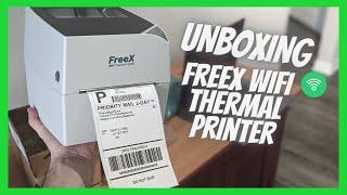 Best Value Wireless Thermal Label Printer in 2021? FreeX Wifi Thermal Printer Unboxing and Review