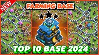 TOP 10 TH12 FARMING BASE + REPLAY  TH12 UNBEATEN FARM BASE WITH LINK  TH12 BASE UPDATE JUNE 2024