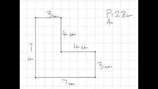 area and perimeter of irregular shapes