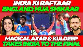 Kuldeep Axar Bumrah Triumphs England to take India to the T20 World Cup 2024 FINALS  Ind vs ENG