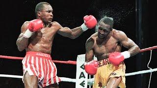 1991 Sugar Ray Leonard vs Terry Norris Blood Fight Highlight