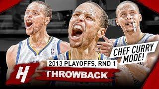 The Series Stephen Curry Became CHEF CURRY Full Highlights vs Nuggets 2013 Playoffs - Playoff Debut