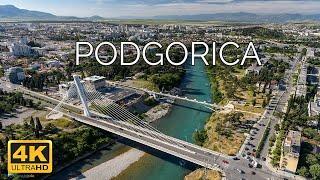 Podgorica Montenegro   4K Drone Footage