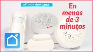 Como configurar alarma inteligente WIFI SMART LIFE facil