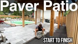 How to Build Your Own Paver Patio Full Backyard DIY Project