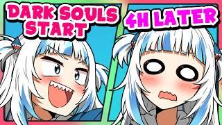 Gura loses her sanity after dying to the 2nd easiest Dark Souls boss
