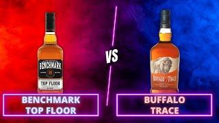 Bottom Shelf vs Classic Bourbon Brawl  Benchmark Top Floor vs Buffalo Trace BLIND REACTION & REVIEW