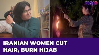 Iran  Women Burn Hijab After 22-year-old Mahsa Amini Dies In Police Custody Over “Bad Hijab”