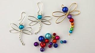 What are Miracle Beads? DIY Wire Dragonfly Earrings