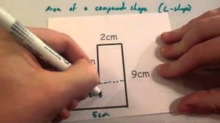 Area of an L-shape - Corbettmaths