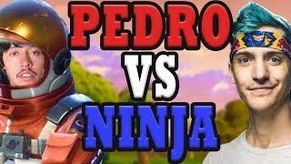 Pedro is Pro Streamer  Pedro Challenges Ninja in Fortnite Battle Royale