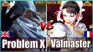 Street Fighter 6  Problem X M Bison #1  Vs  Valmaster Chun-Li Best Custom Room Match