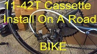 Installing an 11-42t Cassette on a Road Bike