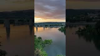 The Tennessee River by sunset Chattanooga TN