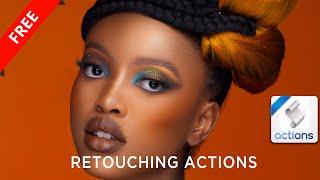 Free Retouching Actions and how to use in Photoshop