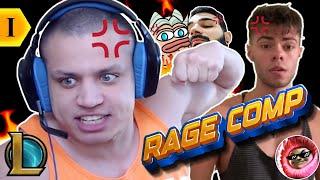 LEAGUE OF LEGENDS RAGE & TILT COMPILATION VOLUME #1 FT. TYLER1  DRUTUTT  TARZANED & DANTES