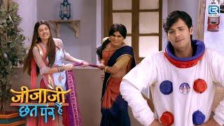 छत पर किसे खींच रहे है इलायची और पिंटू भाभी   । Jijaji Chhat Par Hain  Full Episode