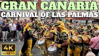 CARNIVAL OF LAS PALMAS - GRAN CANARIA - 2024 LAS CANTERAS BEACH