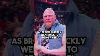 You WONT Believe Brock Lesnar Did THIS To A Fan On Raw  #shorts