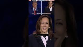 Im talking now Trump and Harris spar during debate