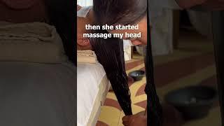 ASMR Amazing Indian Head Shirodhara Massage #shorts