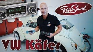 VW Beetle Oldtimer  Retrofit car stereo and speaker  RetroSound