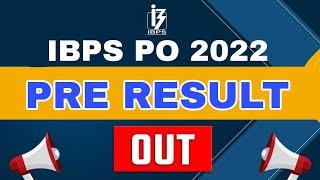 IBPS PO Pre Result Out  Link In Description