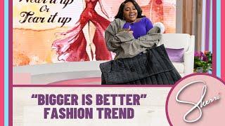 Oversized Fashion Trend Wear It Up or Tear It Up?  Sherri Shepherd