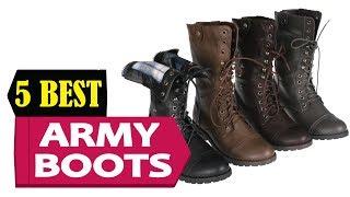 5 Best Army Boots 2024  Best Army Boot Reviews  Top 5 Best Army Boots