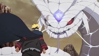 Naruto se Asusta al Descubrir que Boruto Puede Invocar al Dios Serpiente Más Poderoso  Boruto