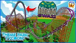 Can I Build *IRON GWAZI* In 1 HOUR? - Theme Park Tycoon 2